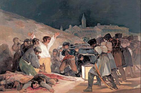 17. «El tres de mayo de 1808 o Los fusilamientos en la montaña del Príncipe Pío». Francisco de Goya y Lucientes.jpg