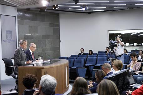 15/09/2017. Consejo de Ministros: Méndez de Vigo y Montoro. El ministro de Educación, Cultura y Deporte y portavoz del Gobierno, Íñigo Ménde...