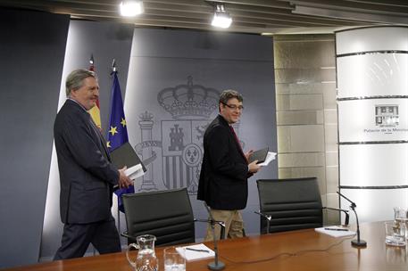 16/06/2017. Consejo de Ministros: Méndez de Vigo y Nadal. El ministro de Educación, Cultura y Deporte y portavoz del Gobierno, Íñigo Méndez ...