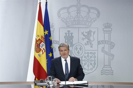 22/09/2017. Consejo de Ministros: Íñigo Méndez de Vigo. El ministro de Educación, Cultura y Deporte y portavoz del Gobierno, Íñigo Méndez de...