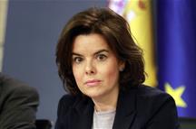 Soraya Sáenz de Santamaría. Council of Ministers, press conference 31/03/2017
