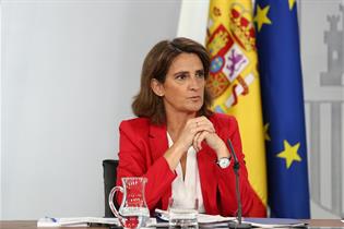 la ministra para la Transición Ecológica, Teresa Ribera.