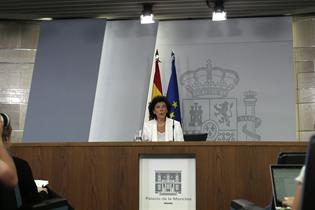 La portavoz del Gobierno, María Isabel Celaá.