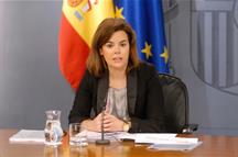 Consejo de Ministros: Soraya Sáenz de Santamaría