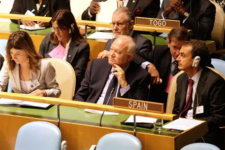 20/09/2010. Visita del presidente del Gobierno a la sede de las Naciones Unidas. El presidente del Gobierno se reúne con el resto de mandata...