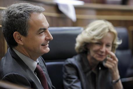 30/06/2011. Imágenes del presidente durante el Debate sobre el estado de la Nación. El presidente del Gobierno, José Luis Rodríguez Zapatero...
