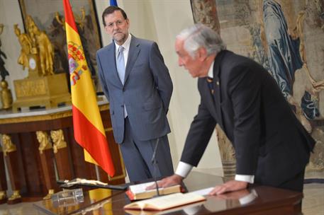 12/07/2012. Rajoy preside la toma del alto comisionado de la Marca España. El presidente del Gobierno, Mariano Rajoy, durante la toma de pos...