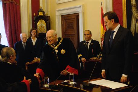 3/05/2012. Rajoy en la toma de posesión del presidente del Consejo de Estado. El presidente del Gobierno, Mariano Rajoy, ha presidido en la ...