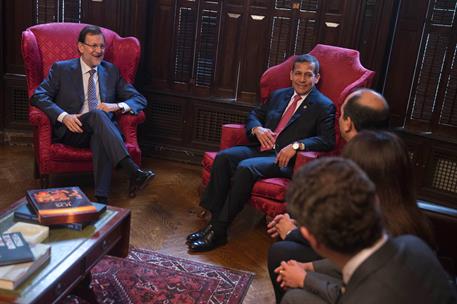 25/09/2013. Rajoy asiste a la Asamblea General de la ONU. El presidente del Gobierno, Mariano Rajoy, se ha reunido con el presidente de Perú...