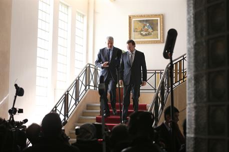 10/01/2013. V Reunión de Alto Nivel Argelia-España. El presidente del Gobierno, Mariano Rajoy, con el primer ministro de Argelia, Abdelmalek...