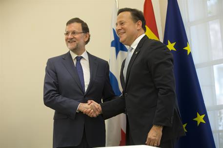 8/09/2014. Rajoy recibe al presidente de Panamá. El presidente del Gobierno, Mariano Rajoy, y el presidente de la República de Panamá, Juan ...