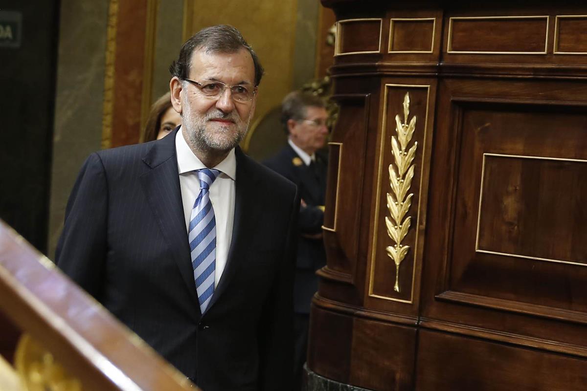 29/10/2014. Rajoy comparece ante el Pleno del Congreso. El presidente del Gobierno, Mariano Rajoy, comparece ante el Pleno del Congreso de l...