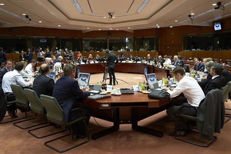 30/08/2014. Reunión de los miembros del Consejo Europeo. El presidente del Gobierno, Mariano Rajoy, participa en la reunión del Consejo Euro...