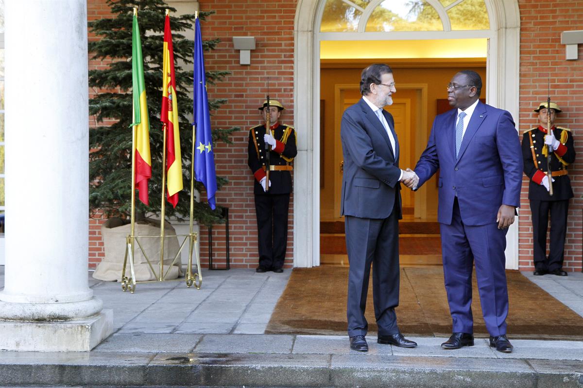 15/12/2014. Rajoy recibe al presidente de la República de Senegal. El presidente del Gobierno, Mariano Rajoy, recibe al presidente de la Rep...