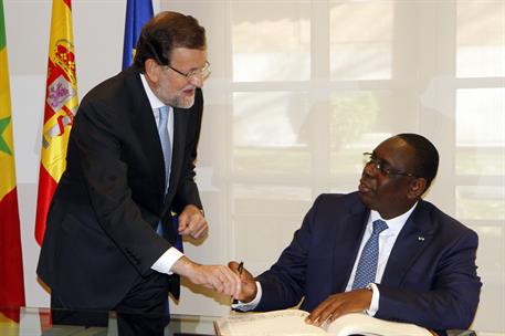 15/12/2014. Rajoy recibe al presidente de la República de Senegal. El presidente del Gobierno, Mariano Rajoy, recibe en La Moncloa al presid...
