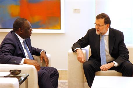 15/12/2014. Rajoy recibe al presidente de la República de Senegal. El presidente del Gobierno, Mariano Rajoy, y el presidente de la Repúblic...