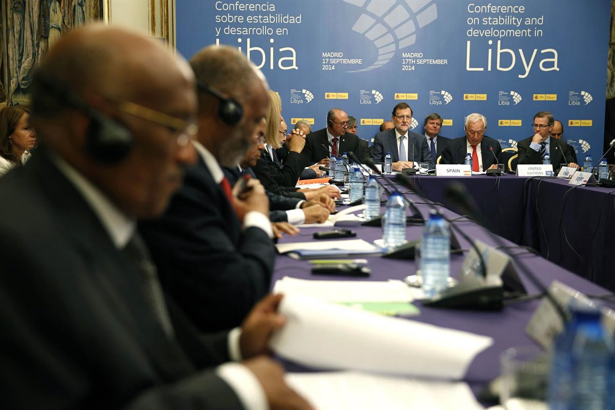 17/09/2014. El presidente participa en la conferencia sobre Libia. El presidente del Gobierno, Mariano Rajoy, ha participado en la Conferenc...