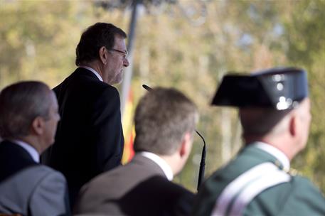 6/11/2015. Rajoy asiste a la entrega de Bandera a la 1ª Zona de la la Guardia Civil. El presidente del Gobierno, Mariano Rajoy, asiste al ac...