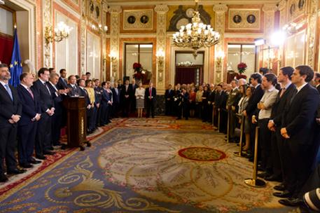 6/12/2015. Rajoy en el Día de la Constitución. Acto de celebración del XXXVII aniversario de la Constitución, en el Congreso de los Diputados.