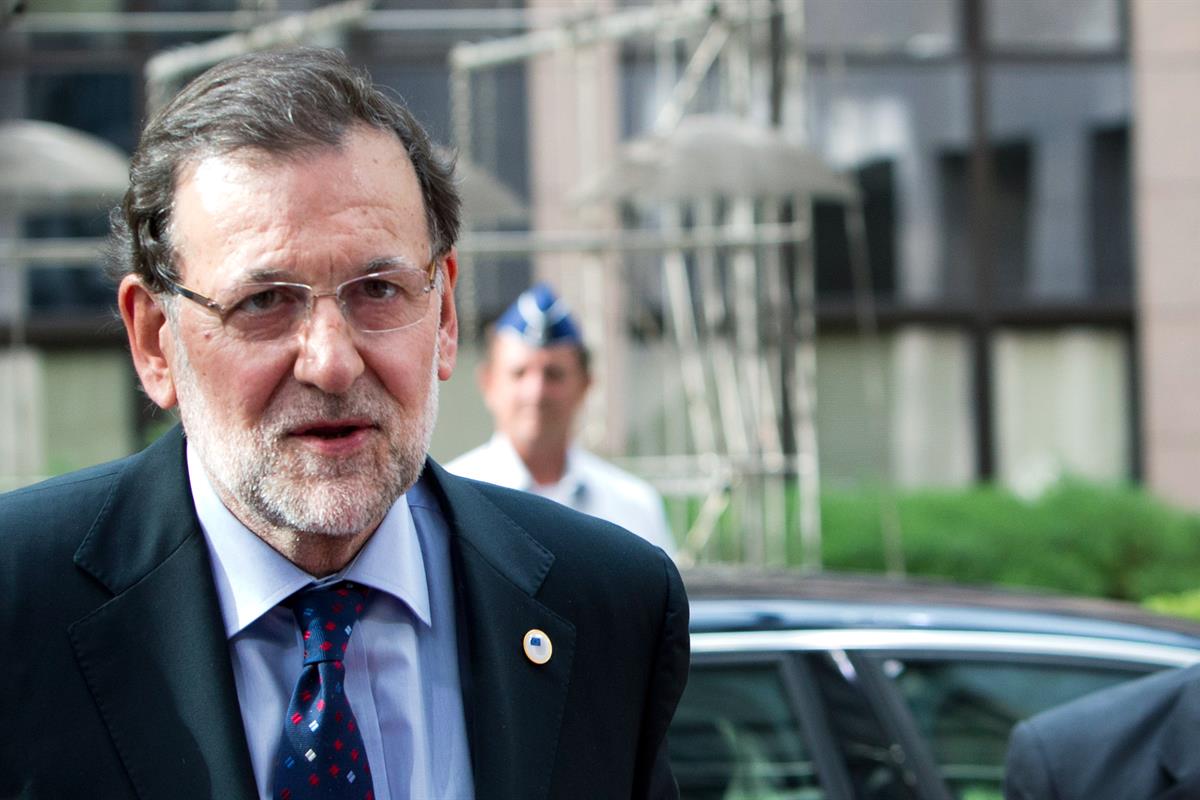 7/07/2015. Rajoy asiste a la reunión extraordinaria del Consejo Europeo. El presidente del Gobierno, Mariano Rajoy, a su llegada a la reunió...