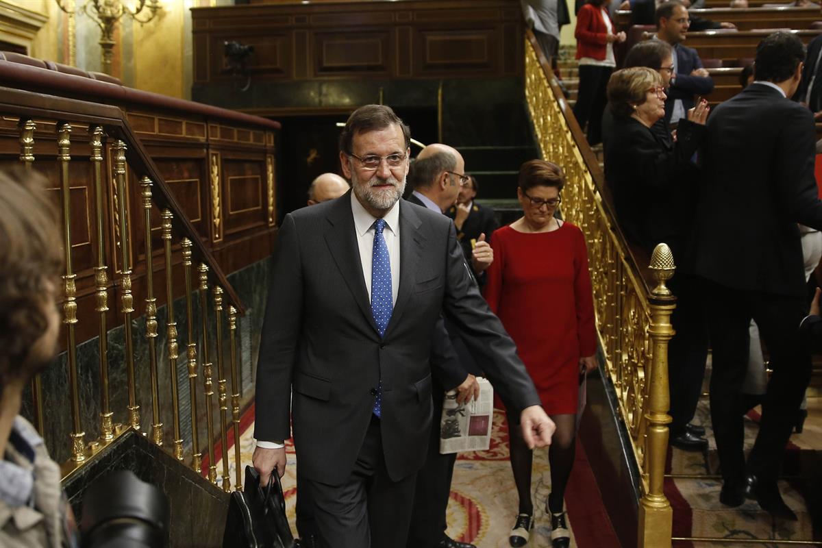 15/04/2015. Rajoy comparece en el Congreso para informar sobre el último Consejo Europeo. El presidente del Gobierno comparece ante el pleno...