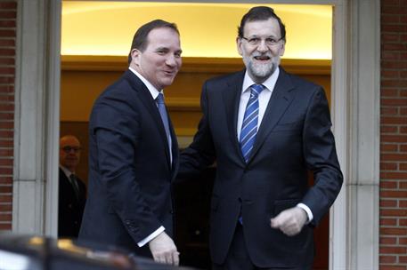 20/02/2015. Rajoy se reúne con el primer ministro sueco. El presidente del Gobierno, Mariano Rajoy, mantiene un desayuno de trabajo con el p...