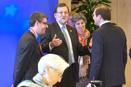22/06/2015. Consejo Europeo extraordinario. El presidente del Gobierno, Mariano Rajoy, asiste a la cumbre extraordinaria en Bruselas.