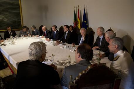 22/06/2015. XXVIII Cumbre Hispano-Portuguesa. El presidente del Gobierno, Mariano Rajoy, y el primer ministro de Portugal, Pedro Passos Coel...