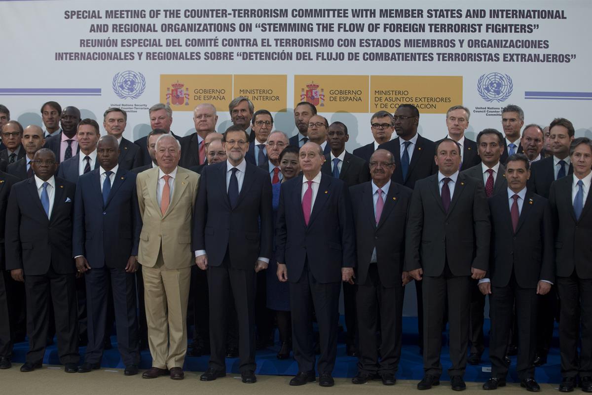 28/07/2015. Cumbre del Comité contra el Terrorismo del Consejo de Seguridad de la ONU. El presidente del Gobierno, Mariano Rajoy y los minis...