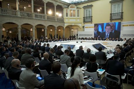 28/07/2015. Cumbre del Comité contra el Terrorismo del Consejo de Seguridad de la ONU. El presidente del Gobierno, Mariano Rajoy, durante su...