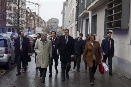 29/11/2015. Rajoy en la Cumbre UE-Turquía. El presidente del Gobierno, Mariano Rajoy, a su llegada a Bruselas para asistir a la Cumbre UE-Tu...