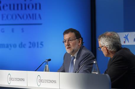 30/05/2015. Mariano Rajoy clausura la XXXI reunión del Círculo de Economía en Sitges. Mariano Rajoy clausura la XXXI reunión del Círculo de ...