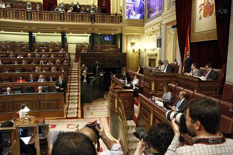 27/05/2015. Rajoy asiste a la sesión de control al Gobierno. El presidente del Gobierno asiste a la sesión de control en el Congreso