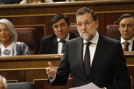 27/05/2015. Rajoy asiste a la sesión de control al Gobierno. El presidente del Gobierno, Mariano Rajoy, interviene en la sesión de control e...