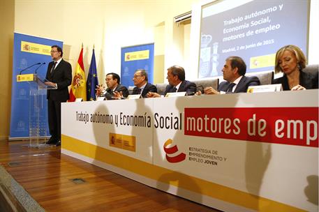 2/06/2015. Jornadas sobre trabajo autónomo y economía social. El presidente del Gobierno, Mariano Rajoy, inaugura las Jornadas sobre "Trabaj...
