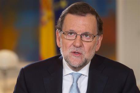 1/01/2016. Incremento de pensiones por maternidad. Intervención del presidente del Gobierno en funciones, Mariano Rajoy, con motivo de la en...