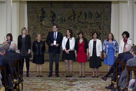 6/05/2016. Rajoy entrega las Medallas de Oro al Mérito en el Trabajo. El presidente del Gobierno en funciones, Mariano Rajoy, entrega la Med...