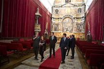 Mariano Rajoy durante su visita (Foto: Pool Moncloa)