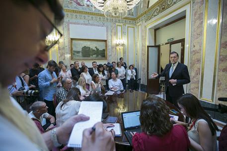 19/07/2016. Rajoy asiste a la constitución del Congreso de la XII Legislatura. El presidente del Gobierno en funciones, Mariano Rajoy, se di...