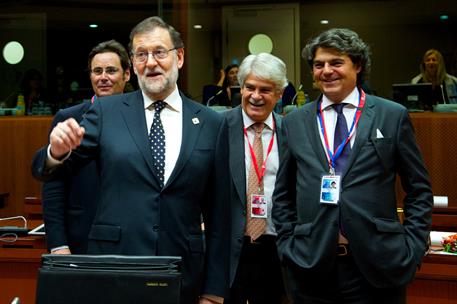 20/10/2016. Mariano Rajoy asiste al Consejo Europeo. El presidente del Gobierno en funciones, Mariano Rajoy, al comienzo del Consejo Europeo...