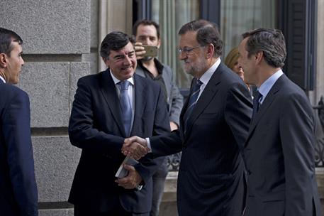 26/10/2016. Mariano Rajoy asiste al debate de investidura. Primera jornada. El presidente del Gobierno en funciones y candidato a la reelecc...