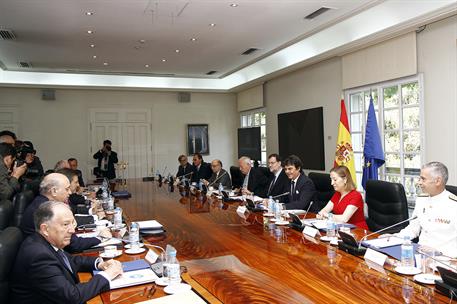 27/05/2016. Rajoy preside la reunión del Consejo de Seguridad Nacional. El presidente del Gobierno en funciones, Mariano Rajoy, preside la r...