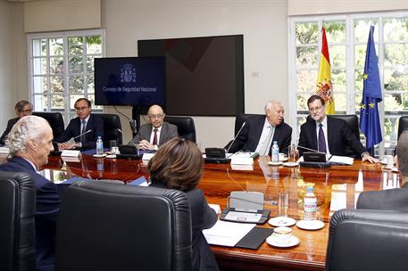 27/05/2016. Rajoy preside la reunión del Consejo de Seguridad Nacional. El presidente del Gobierno en funciones, Mariano Rajoy, preside la r...