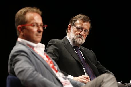 1/06/2017. Rajoy clausura unas jornadas sobre la industria organizadas por la UGT. El presidente del Gobierno, Mariano Rajoy, junto al secre...