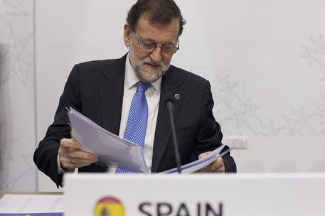 3/02/2017. Rajoy asiste a la reunión informal de la UE en Malta. El presidente del Gobierno, Mariano Rajoy, al inicio de la primera sesión d...
