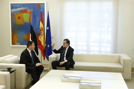 5/06/2017. Rajoy recibe en La Moncloa al primer ministro de Estonia. El presidente del Gobierno, Mariano Rajoy, y el primer ministro de Esto...