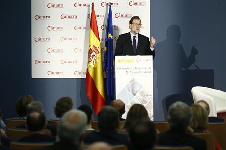 5/07/2017. Rajoy inaugura la Jornada "Crecimiento Empresarial y Competitividad". El presidente del Gobierno, Mariano Rajoy, durante su inter...