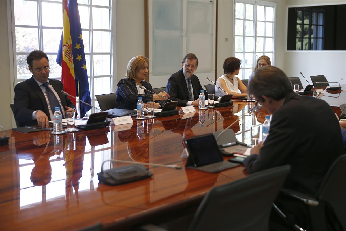 8/06/2017. Rajoy preside la Comisión Delegada para Asuntos Económicos. El presidente del Gobierno, Mariano Rajoy, preside la reunión de la C...