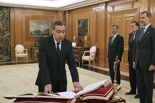 Julián Sánchez Melgar jura ante el Rey como fiscal general del Estado (Foto: EFE)
