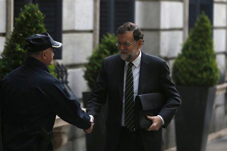 18/10/2017. Sesión de control al Gobierno en el Congreso. El presidente del Gobierno, Mariano Rajoy, acude a la sesión de control al Gobiern...